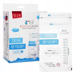   Tartály harapnivalókhoz - BOCIOLAND TÁSKA ÉLELMISZER FAGYASZTÁSHOZ, tej, 50 db