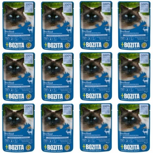  Bozita Indoor sterilizált rénszarvas szósz 85g