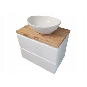  FÜRDŐSZOBAI SZETT TÖMÖR TÖLGY FELSŐVEL 60cm