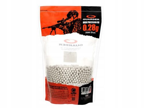 Airsoft labdák - GUARDER Seamless Precision golyók 0,28g 0,28 1KG