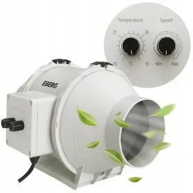   EBERG EMAX GROW 150/160 EC 160 mm-es légcsatorna ventilátor