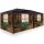 Kerti pavilon, sátrak - Deuba pavilon, 6 fal, 3 x 6 x 2,5 m