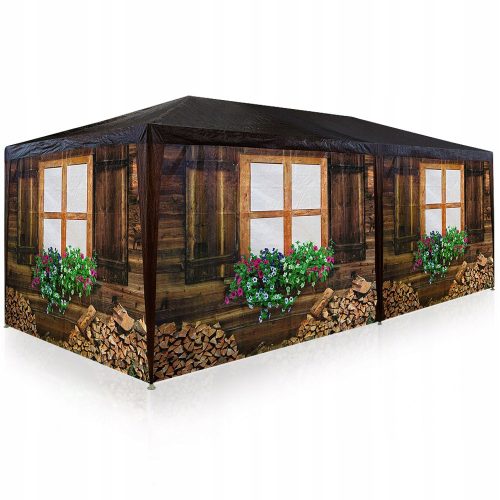 Kerti pavilon, sátrak - Deuba pavilon, 6 fal, 3 x 6 x 2,5 m