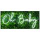 3D betűk - LED TEXT LED OH BABY világító 92x38cm