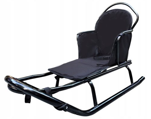 Szánkó gyerekeknek - VASTAG SPORTLINE GYORSSZÁNKA + HÁTÁMLA + MATRAC 150 kg