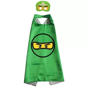   Unisex gyerek jelmez - Öltözködő ruházat ninjago zöld köpenymaszk