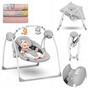    Lionelo Ruben kidobó x 63 x 70 cm + Lionelo BAMBOO bambusz pelenka