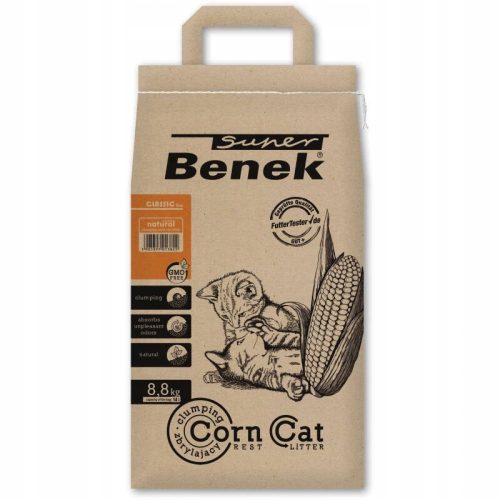 Alom nyulaknak és kis rágcsálóknak - Certech Super Benek Corn Cat természetes 14L kavics
