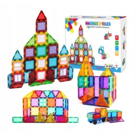  AIG Magnetic Tiles mágneses blokk készlet, 45 db