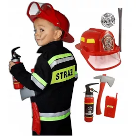   Fiú jelmez - Max Firefighter Set 104/110 lengyel ruhák kiegészítők