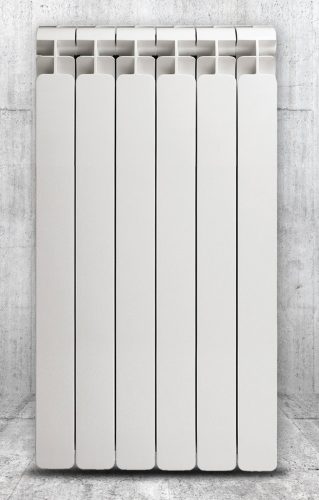Faral Alba alumínium radiátor 1276 W fehér 560 x 880 x 95 mm - oldalsó csatlakozás