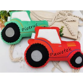  Plüss traktor névvel