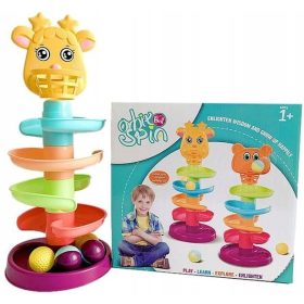   Montessori játék - Kuleczkowa torony piramis oktatási rejtvény