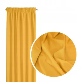   Átlátszó kész függöny - Sima mustár energiafüggöny a békák számára