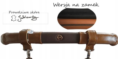 Babakocsi textíliák - Bőr huzat a Cybex Priam 2 babakocsi fogantyújához