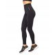  Női fekete, magas derekú varrás nélküli leggings, XS