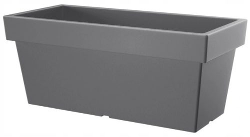  Prosperplast virágcserép 79,2 cm x 35,2 x 33,4 cm műanyag szürke és ezüst árnyalatú