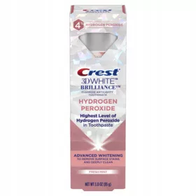   Fogkrém gyerekeknek - Crest 3D White Brilliance hidrogén-peroxid 85 g