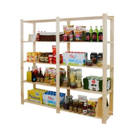    Wamar fa raktári polc 170 x 170 x 28 cm polconként max 40 kg