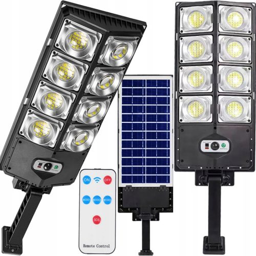Solar Lámpa 800W Alkonyatérzékelő + távirányító