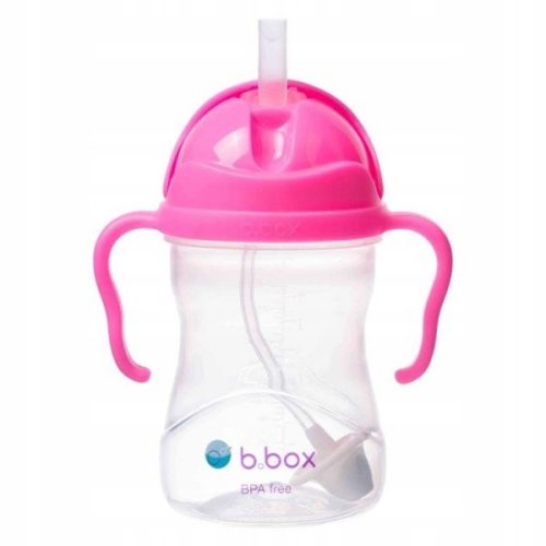 Bögre, üveg csecsemőnek - B.Box Bidon bögre egy feszített szalmával, 240ml BB00511