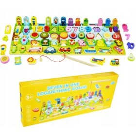  FA LOGARITMUS MONTESSORI TÁBLA 7 az 1-ben