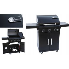   Gáz grillsütő . Nagy gázrács Activa Nebraska öntöttvas rács