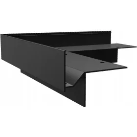   Szegély a kerthez - S-Tech fém kerti szegély 25 cm x 7 cm szürke