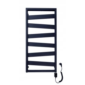  TEXAS 600 W fekete elektromos fürdőszobai radiátor