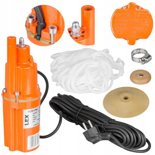  Búvárszivattyú Lex LXVMP 50 250 W 960 l/h