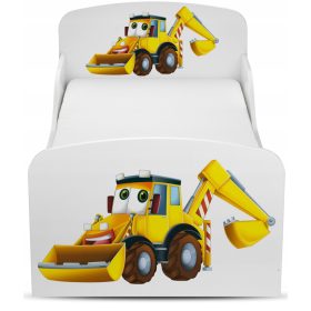   Egyszemélyes ágy gyerekeknek - Gyerekágy 140x70 cm Pan Kopara, matrac 10 cm