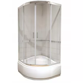   Sanplast KP4/TX4b-90-S sbW0 zuhanykabin tolóajtókkal 90 x 90 cm