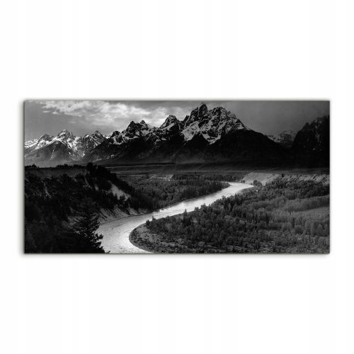 Falfestészet - Fotó a River Mountains Vintage 100x50 méretű fotófestményről