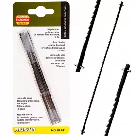   Fűrészek, fűrészlapok - Proxxon 28741 haj pengék nagy fogak 12 db.