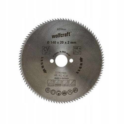 Szerszámkészletek - Wolfcraft Piła Ryczowa 160/20mm CV