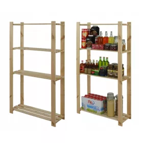    Wamar fa raktári polc 150 x 80 x 28 cm polconként max 40 kg