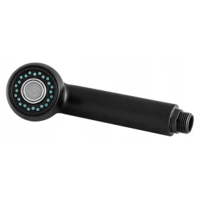   Konyhai csaptelep - Akkumulátor fejhallgató fekete kifolyóval