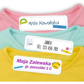   Baba névcímke - 50x megnevezett címkék névkészítők névmáska