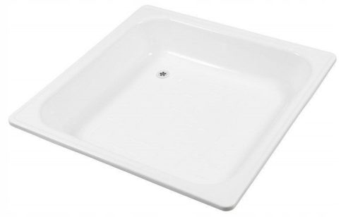 Zuhanytálca - Roca Madalena Brodzik 80x80 cm acél DC0801200m