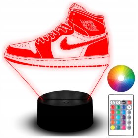   Gyermek éjszakai lámpa - NIKE AIR JORDAN LED CIPŐLÁMPA, VILÁGÍTÁS