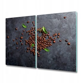   Vágódeszka - Üveglap dekor indukciós Szemes kávé 2x30x52