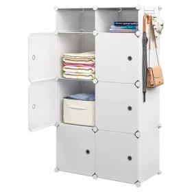   Szekrény gyerekszobába - Moduláris szekrény szekrény szekrény 8 polcok