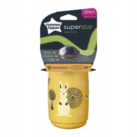   Bögre, üveg csecsemőnek - Tommee Tippee bögre SAPH Superstar 390ml 12m+ żó