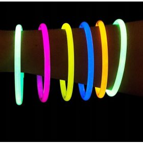 Gyermek karkötő - Izzó színes karkötők neon party