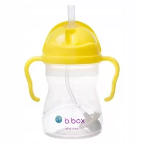  B.Box BB00507 kulacs szívószállal 240 ml sárga