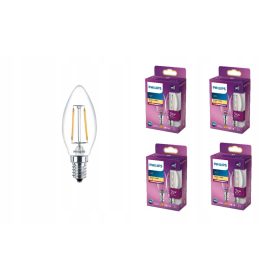 8x E14 izzó Philips LED 2W = 25W retro izzószál