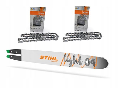 Láncfürész láncvezetö - VEZETÉSRÚD + 2 LÁNC 35cm 3/8 1.3 EREDETI STIHL 017 018 023 025 MS1230