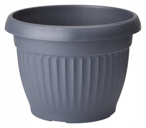  Forma-Műanyag virágcserép 45 cm x 45 x 35,5 cm átmérő 45 cm műanyag grafit