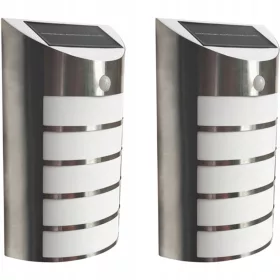    NNLED krómozott kerti fali lámpa, integrált 6000 W-os LED forrás