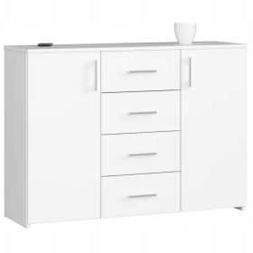   Fiókos szekrény gyerekszobába - Fehér komód, gyerekszoba, 110 szőnyeg, 4 fiók